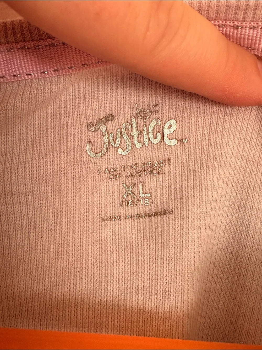 Justice Pink Tie-Dye Ribbed Tee XL Girls Short Sleeve Side Ruched Top